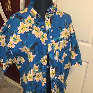 Blue Hawaiian Shirt